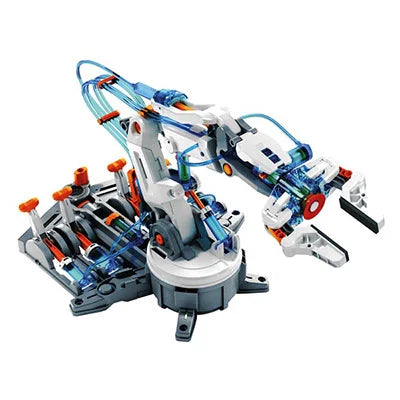 Hydraulic Robotic Arm - Mechanical, No Batteries Required | Ages 14+ | 229 Pieces | STEM Kit